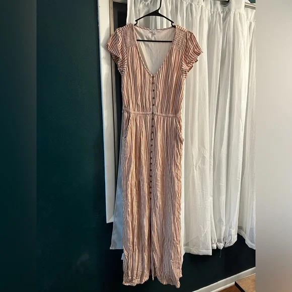 American Eagle Outfitters | Dresses | Striped Red And White American Eagle  Maxi Dress | Poshmark